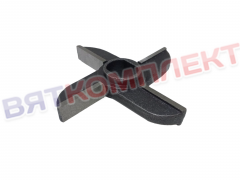 Нож для мясорубки МИМ-600, МИМ-600М, М-600 крестовой двухсторонний с буртом