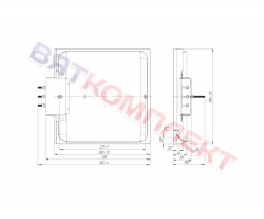 Конфорка КЭ-0,09/2,5 кВт 300×300 мм Проммаш Саратов
