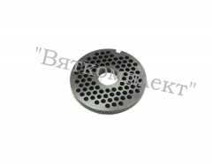 Решетка №2 764 для мясорубки МИМ-300 (МИМ-300М;-350), ММ(УКМ), МЭП-300(Н;Н-01) отверстия 5мм под бурт