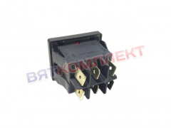 Переключатель звонковый красный (Выключатель 0401/L/G DEV/IST T4 C2)