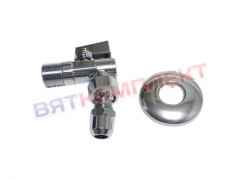 Кран шаровый угловой мини 1/2 КПЭМ Abat (12000025666)