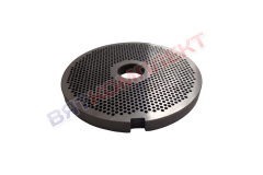 Решетка №0 для мясорубки МИМ-600(М) ,М-600 отверстия 2мм (инструментальная сталь) без бурта