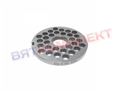 Решетка №3 764 для мясорубки МИМ-300 (МИМ-300М;-350), ММ(УКМ), МЭП-300(Н;Н-01) отверстия 9мм (хром) под бурт