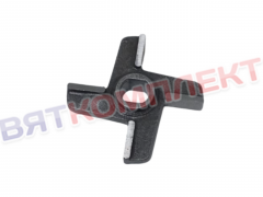 Нож крестовой двухсторонний 764 для мясорубки МИМ-300 (МИМ-300М;-350), ММ(УКМ), МЭП-300(Н;Н-01) с буртом