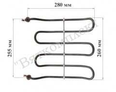 ТЭН гриля для шаурмы Сиком (SIKOM) 9202 (1156) 2.2 МС (Э), 2.2ЭП (ТЭН для МК-2.2Э/МК-22 2500W) 9202 (1156) ОРИГИНАЛ!