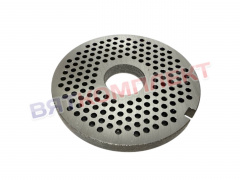 Решетка паштетная №1 764 для мясорубки МИМ-300 (МИМ-300М;-350), ММ(УКМ), МЭП-300(Н;Н-01) отверстия 3 мм под бурт