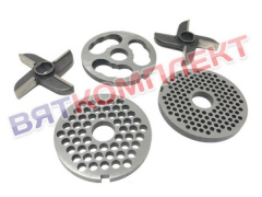 Набор (комплект) решеток и ножей для мясорубки МИМ-600(М),М-600 С БУРТОМ