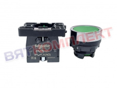 Кнопка SHN XB5 AA31 зеленая d 22мм для картофелечисток Abat