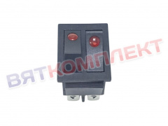 Переключатель KCD3-2201-C B/6P 2ON-OFF 250V 15A 6 pin