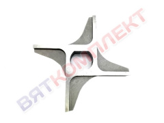 Нож двухсторонний для мясорубки Волчок D114 фрез. Ø114х25мм