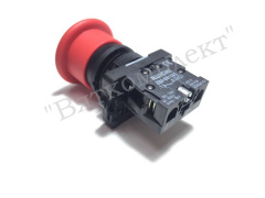 Кнопка "СТОП" грибок, без фиксации NP2-EC42 для ТММ-140