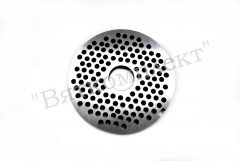 Решетка №2 для мясорубки МИМ-600(М) ,М-600 отверстия 5мм с буртом