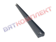 Направляющая полки (оц.1,0;Б/П) (УВЕЛИЧЕННАЯ) черная для шкафов холодильных ШХ-0,7 POLAIR 2534888d