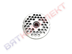 Решетка для мясорубки с втулкой TJ-12 отверстия ⌀6 мм d70 (70х10) системы Enterprise