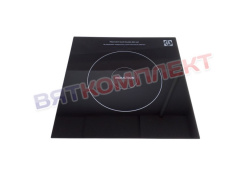 Стекло для индукционной поверхности (без рамки 360х360х5) с 03.2018 для модулей 3,5 и 5 квт ЦМИ (12407)
