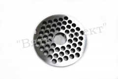 Решетка №3 для мясорубки МИМ-600(М) ,М-600 отверстия 9мм с буртом