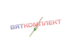 Термопредохранитель 128°С ZH103-128 15A 250V температура срабатывания 128°C; аксиальные выводы; 4*14